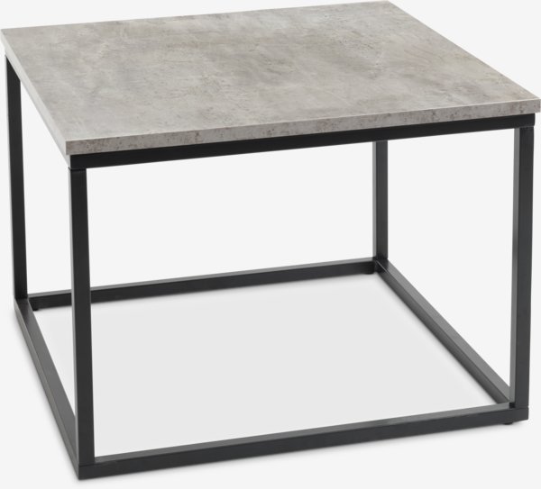 End table DOKKEDAL 60x60 concrete color