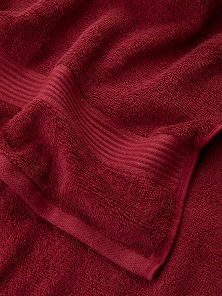 Drap de douche KARLSTAD 70x140 bordeaux