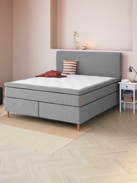 Jenkkisänky 160x200 TEVLA GC60 harmaa-29 DREAMZONE
