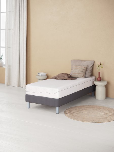 Matelas en mousse 90x200cm WELLPUR KVITA GF85 blanc ferme