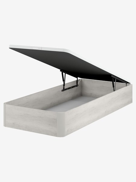 Canapé 90x190cm SKJELA GA45 gris claro