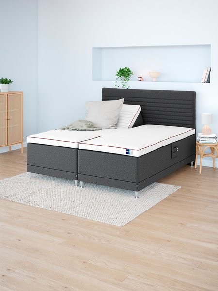 Elektrisch bed 180x210 TEMPRAKON ULA grijs-47