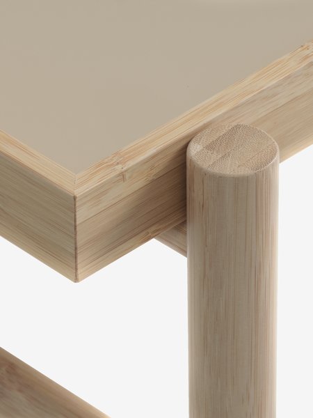 End table STIGE 46x50 cream/natural