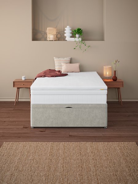 Divan base GOLD D10 OTTOMAN Double Grey-44