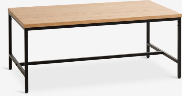 Couchtisch TEBSTRUP 60x110 eiche/schwarz