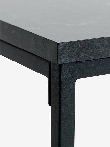 Coffee table TROSTERUD 50x100 marble colour/black