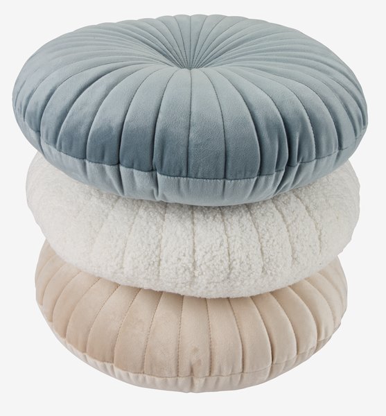 Cuscino KUGLEASK Ø40 cm bouclé bianco