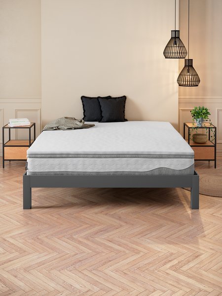 Overmadrass 150x200 WELLPUR BOKSELVI GT110 grå