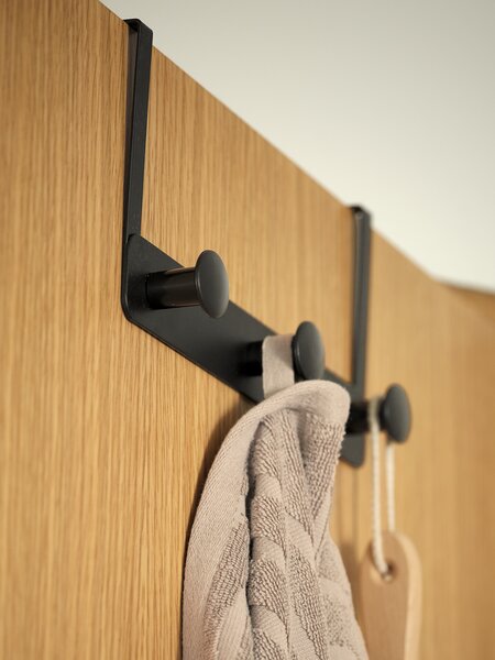 Поставка за хавлии STOCKVIK 25x14x5 см черна