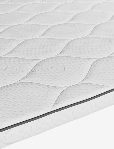 Surmatelas 90x200cm HOPEN gris DREAMZONE