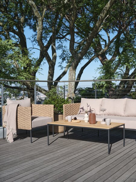 Loungeset DAMFENNER 4,5-sits natur