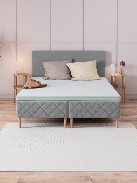 Surmatelas 180x200cm WELLPUR BOKSELVI GT110 blanc