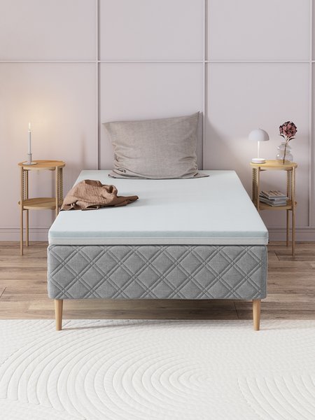 Materasso topper 120x200 cm WELLPUR BOKSELVI Bianco