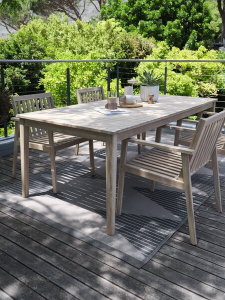 Mesa de jardín KOLLEN A100xL205 madera dura