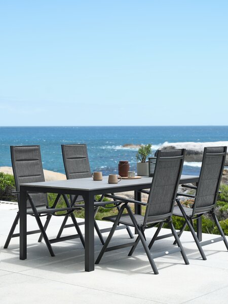 MARIELYST D205 sto + 4 MYSEN stolice siva