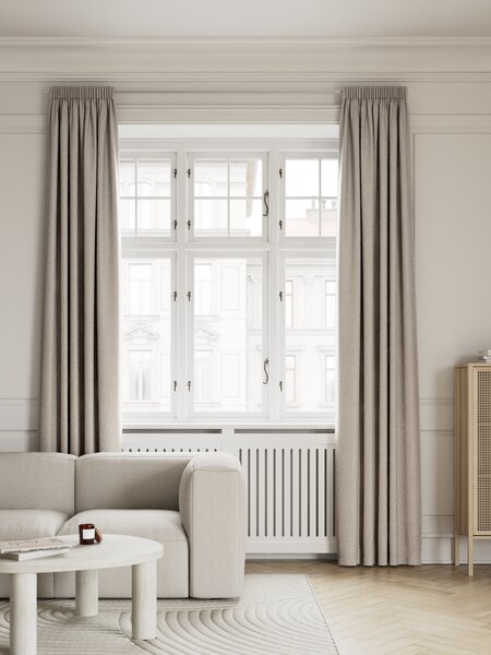 Gardin KVIFJORDEN 1x140x245 sand