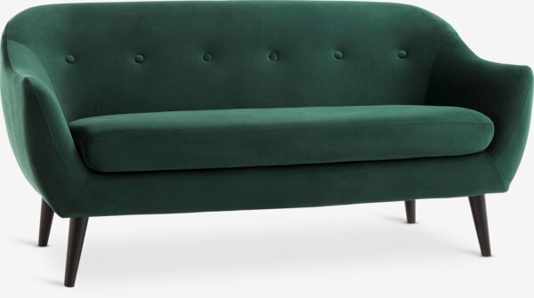 Sofa EGEDAL 2.5-Sitzer Samt grün