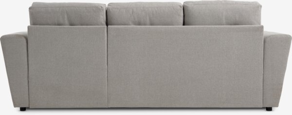 Sovesofa m/sjeselong VEJLBY lys sand