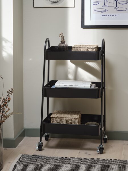 Beistellwagen KANSTRUP schwarz