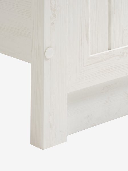 Σκελετός κρεβατιού MARKSKEL 160x200 δρυς/λευκό
