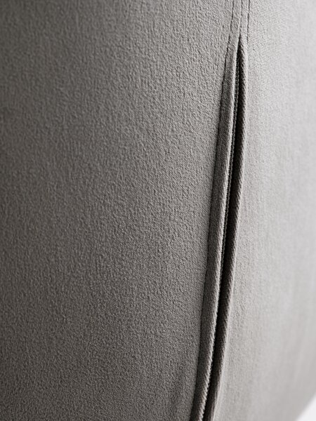 Jídelní židle ADSLEV samet šedá