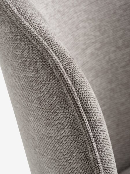 JEGIND D105 natural oak/black + 4 RISSKOV light grey