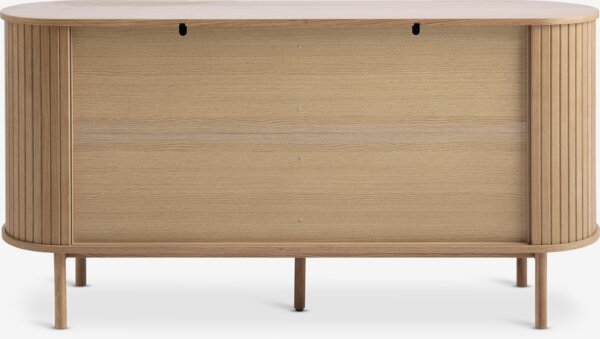 Sideboard LYNGVIG 160 cm 2 Rollläden Eiche natur