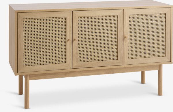 Credenza HALMSTAD 3 ante color rovere