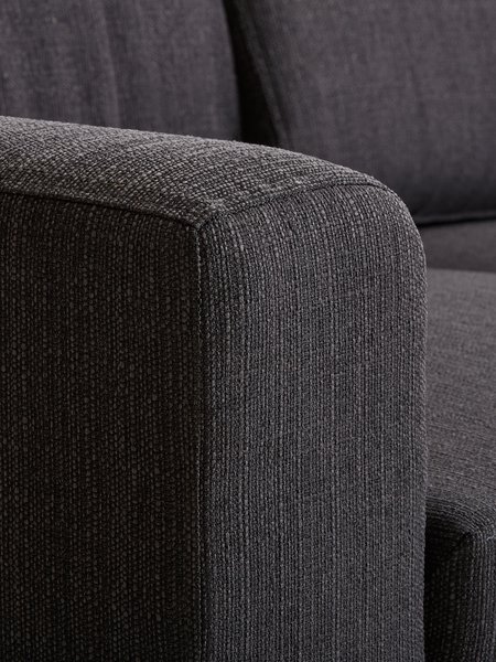 Divano letto con chaise longue BEDSTED grigio