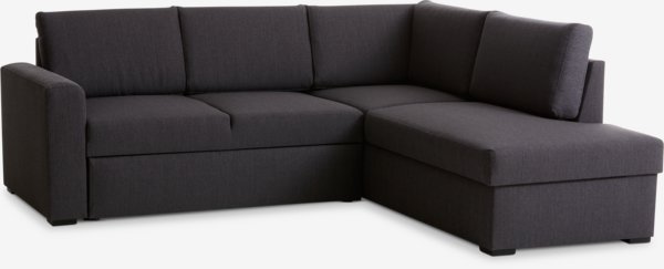 Schlafsofa Chaiselongue BEDSTED grau