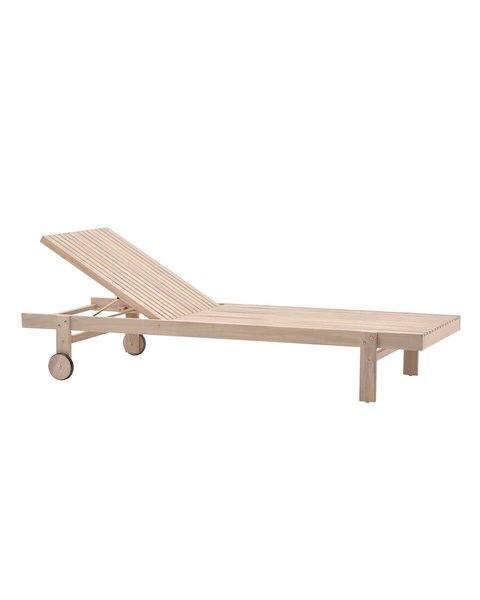 Sun lounger VESTERMADE W75xL198 hardwood