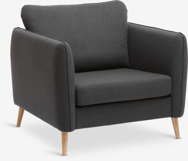 Fauteuil AARHUS gris foncé