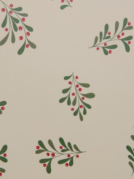 Set de table ADVENT Ø38 beige/vert