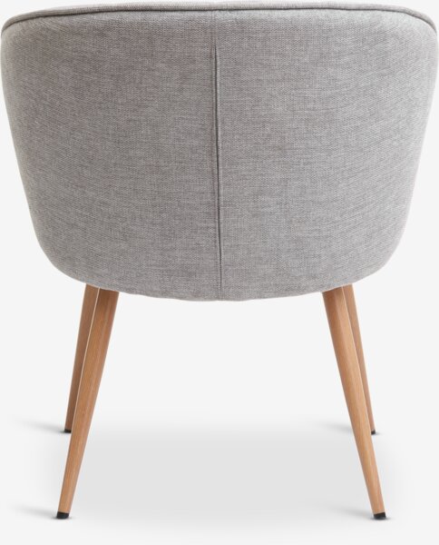Nojatuoli HOLMDRUP harmaa/tammi