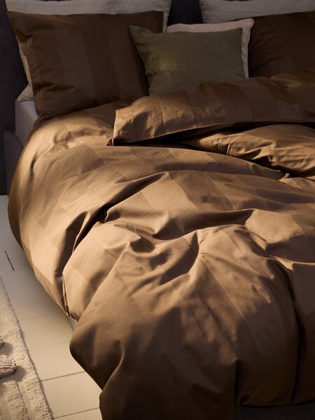 Parure de lit Satin BARBO 200x220 brun