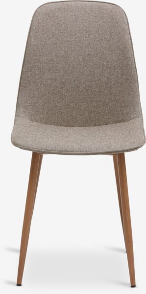 Dining chair BISTRUP sand/oak