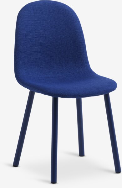 Silla de comedor EJSTRUP tela azul