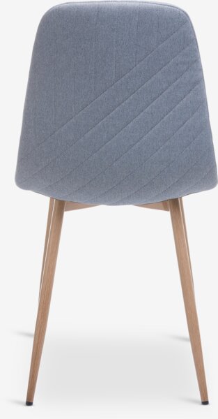 Silla de comedor JONSTRUP azul claro/roble