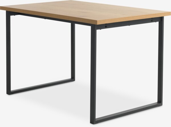 Table AABENRAA 80x120 chêne/noir