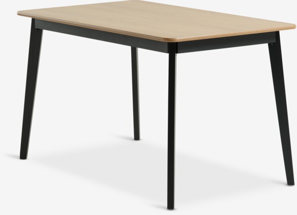 Table JEGIND 80x130 chêne/noir