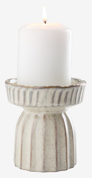 Candle holder INGAR D10xH11cm white