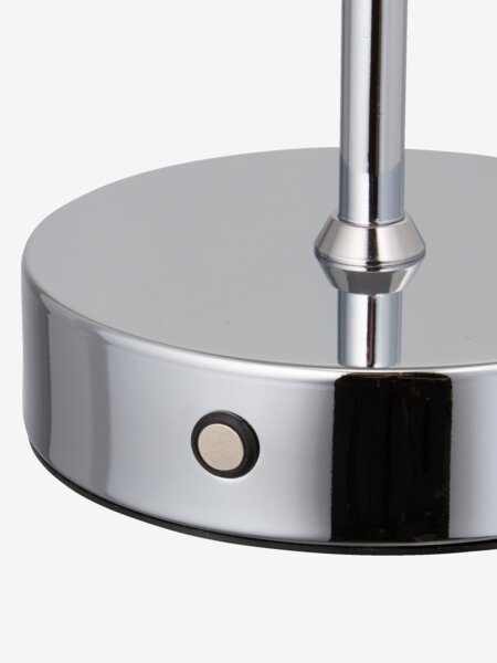 Lampa na baterie KENT Ś16xW26cm chrom