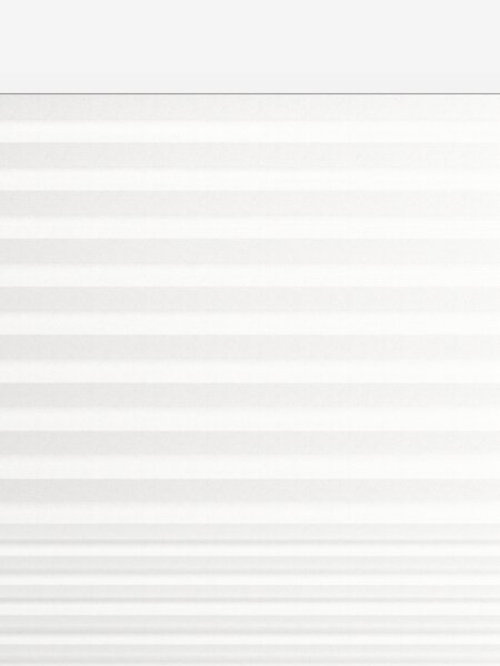 Plisségardin SLOTSHOLMEN 80x130 cm hvid