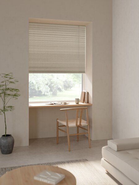 Plisségardin SLOTSHOLMEN 80x130 cm sand