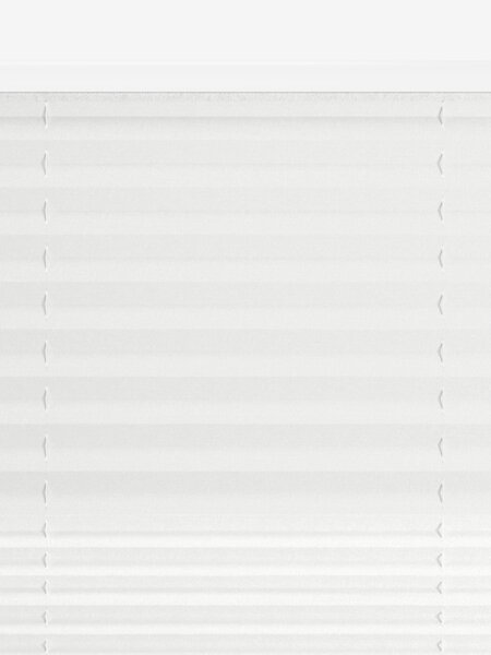 Plisségardin ENDELAVE 100x160cm hvit trådløs
