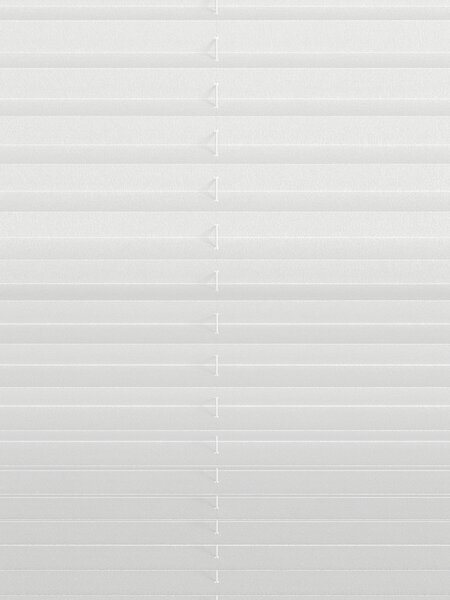 Plisségardin ENDELAVE 100x160cm hvit trådløs