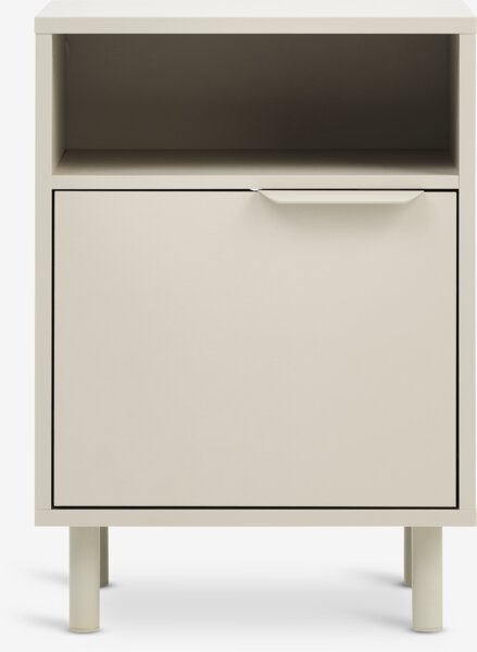 Comodino SKAVE 1 anta beige