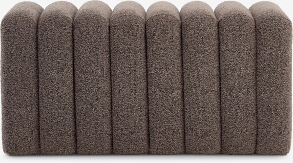 Bench BISLEV dark sand fabric