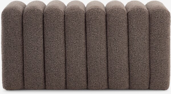 Bench BISLEV dark sand fabric