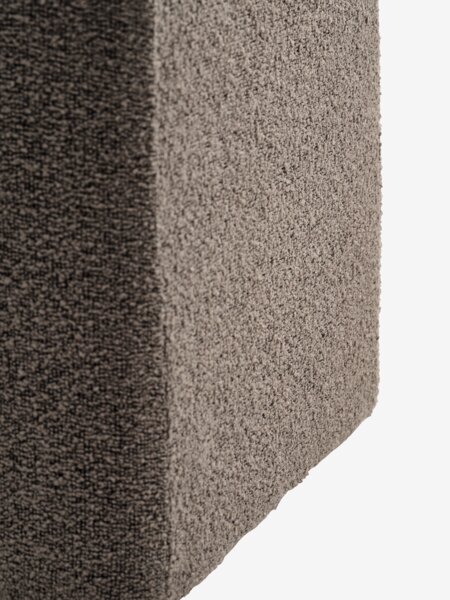 Bench BISLEV dark sand fabric